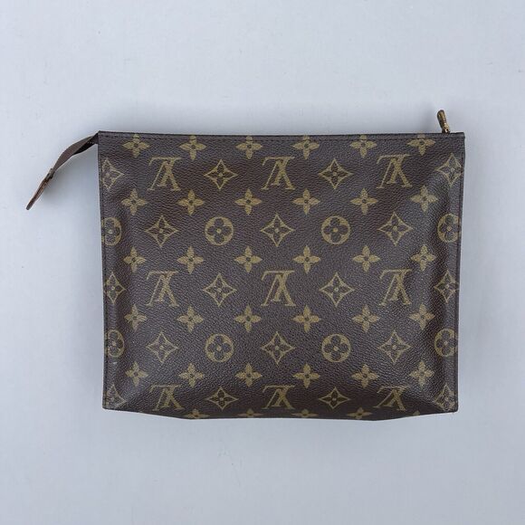 Louis Vuitton Toiletry Monogram Pouch 26 Brown Canvas - Picture 2 of 13